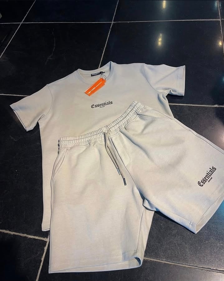 White Essentials tracksuit set